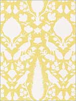 Chenonceau Buttercup Fabric 173565 by Schumacher Fabrics for sale at Wallpapers To Go