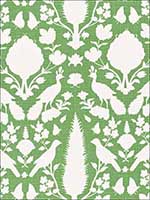 Chenonceau Aloe Fabric 173566 by Schumacher Fabrics for sale at Wallpapers To Go