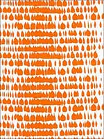 Queen Of Spain Carrot Fabric 175202 by Schumacher Fabrics for sale at Wallpapers To Go