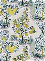 Citrus Garden Pool Fabric 175761 by Schumacher Fabrics for sale at Wallpapers To Go