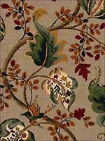Fox Hollow Multi On Flannel Fabric 2639641 by Schumacher Fabrics for sale at Wallpapers To Go