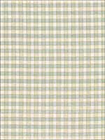 Ingrid Silk Check Seaspray Fabric 3453003 by Schumacher Fabrics for sale at Wallpapers To Go