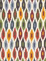 Sunara Ikat Spice Fabric 3471001 by Schumacher Fabrics for sale at Wallpapers To Go