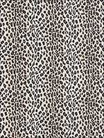 Safari Epingle Snow Leopard Fabric 43182 by Schumacher Fabrics for sale at Wallpapers To Go