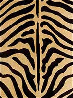 Zebre Epingle Brown Beige Fabric 43490 by Schumacher Fabrics for sale at Wallpapers To Go
