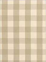 Camden Cotton Check Beige Fabric 63031 by Schumacher Fabrics for sale at Wallpapers To Go