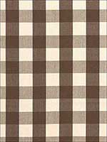 Camden Cotton Check Java Fabric 63041 by Schumacher Fabrics for sale at Wallpapers To Go