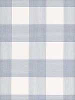 Antigua Plaid Cornflower Fabric 68034 by Schumacher Fabrics for sale at Wallpapers To Go