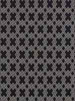 Hix Ebony Fabric 70145 by Schumacher Fabrics for sale at Wallpapers To Go