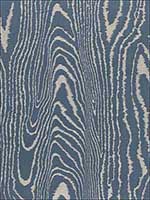 Faux Bois Weave Midnight Fabric 68832 by Schumacher Fabrics for sale at Wallpapers To Go