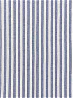 Regatta Linen Stripe Chambray Fabric 70030 by Schumacher Fabrics for sale at Wallpapers To Go