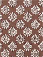 Olana Linen Embroidery Cafe Mocha Fabric 70203 by Schumacher Fabrics for sale at Wallpapers To Go