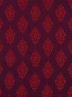 Zinda Embroidery Berry Fabric 70224 by Schumacher Fabrics for sale at Wallpapers To Go