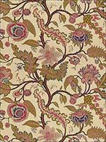 Sinhala Linen Print Pomegranate Fabric 174811 by Schumacher Fabrics for sale at Wallpapers To Go