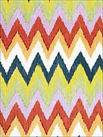 Adras Ikat Print Caravan Fabric 174821 by Schumacher Fabrics for sale at Wallpapers To Go
