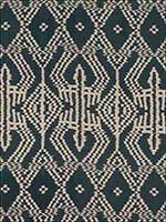 Asaka Ikat Charcoal Fabric 176094 by Schumacher Fabrics for sale at Wallpapers To Go