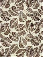 Costa Rica Chocolate Fabric 176192 by Schumacher Fabrics for sale at Wallpapers To Go