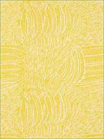 Featherfest Citron Fabric 176231 by Schumacher Fabrics for sale at Wallpapers To Go