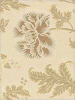 Lampasso Flori Aqua Fabric 62190 by Schumacher Fabrics for sale at Wallpapers To Go