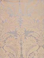 Bennet Silk Damask Mineral Fabric 63731 by Schumacher Fabrics for sale at Wallpapers To Go