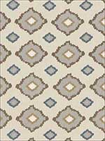 Sikar Embroidery Flax Fabric 65784 by Schumacher Fabrics for sale at Wallpapers To Go