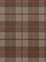 Montana Wool Plaid Java Fabric 66662 by Schumacher Fabrics for sale at Wallpapers To Go