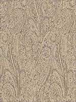 Cameron Wool Paisley Buckskin Fabric 66702 by Schumacher Fabrics for sale at Wallpapers To Go
