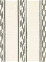 Mojave Ikat Stripe Slate Fabric 67512 by Schumacher Fabrics for sale at Wallpapers To Go