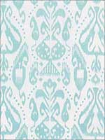 Kiva Embroidered Ikat Sky Fabric 69481 by Schumacher Fabrics for sale at Wallpapers To Go