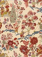 Persian Lancers Document Fabric 173012 by Schumacher Fabrics for sale at Wallpapers To Go