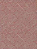 Greek Key Ruby Fabric 174502 by Schumacher Fabrics for sale at Wallpapers To Go