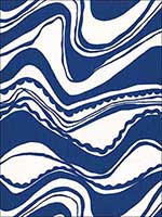 Carmel Coastline Print Surf Fabric 174690 by Schumacher Fabrics for sale at Wallpapers To Go