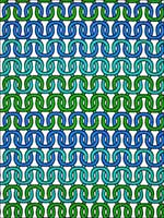 Loop De Loop Print Azure Fabric 174700 by Schumacher Fabrics for sale at Wallpapers To Go