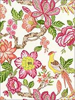 Huntington Gardens Multi Fabric 175562 by Schumacher Fabrics for sale at Wallpapers To Go