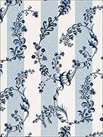 Bagatelle Bleu Marine Fabric 175590 by Schumacher Fabrics for sale at Wallpapers To Go