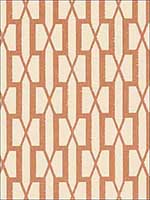 Belvedere Burnt Orange Fabric 176116 by Schumacher Fabrics for sale at Wallpapers To Go