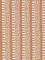 Kiosk Burnt Orange Fabric 176136 by Schumacher Fabrics for sale at Wallpapers To Go