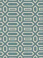 Pavillion Peacock Blue Fabric 176145 by Schumacher Fabrics for sale at Wallpapers To Go