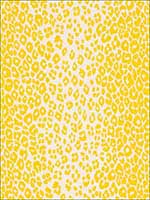 Iconic Leopard Yellow Fabric 176451 by Schumacher Fabrics for sale at Wallpapers To Go