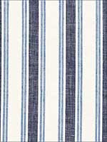 Leah Linen Stripe Sail Fabric 3485003 by Schumacher Fabrics for sale at Wallpapers To Go