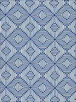 Amazing Maze Ocean Fabric 65320 by Schumacher Fabrics for sale at Wallpapers To Go