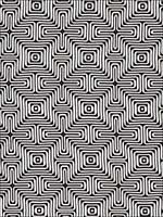Amazing Maze Kohl Fabric 65322 by Schumacher Fabrics for sale at Wallpapers To Go