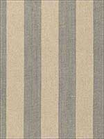 Augustin Linen Stripe Steel Linen Fabric 66074 by Schumacher Fabrics for sale at Wallpapers To Go
