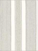 Summerville Linen Stripe Gull Fabric 66092 by Schumacher Fabrics for sale at Wallpapers To Go