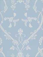 Parc Monceau Ciel Fabric 68620 by Schumacher Fabrics for sale at Wallpapers To Go