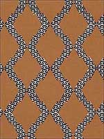 Topi Sienna Fabric 69991 by Schumacher Fabrics for sale at Wallpapers To Go