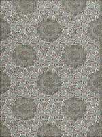 Kaya Medallion Mineral Fabric 1296002 by Schumacher Fabrics for sale at Wallpapers To Go