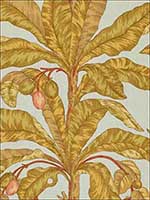 Blair House Palm II Sea Breeze Fabric 173590 by Schumacher Fabrics for sale at Wallpapers To Go