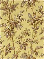 Brantwood Vine Pear Fabric 174110 by Schumacher Fabrics for sale at Wallpapers To Go