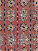 Temara Embroidered Print Pomegranate Fabric 175180 by Schumacher Fabrics for sale at Wallpapers To Go